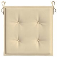 Tuinstoelkussens 4 st 40x40x4 cm oxford stof beige 6