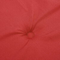 Tuinstoelkussens 2 st 50x50x4 cm stof rood 7