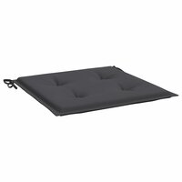 Tuinstoelkussens 2 st 50x50x4 cm oxford stof antracietkleurig 5