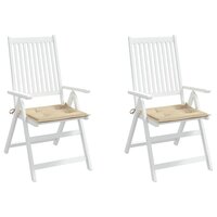 Tuinstoelkussens 2 st 50x50x4 cm oxford stof beige 4