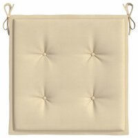 Tuinstoelkussens 2 st 50x50x4 cm oxford stof beige 6