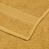 Handdoeken FROGN 2 st 50x100 cm 360 g/m&amp;sup2; goud 6