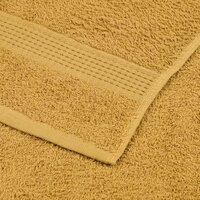 Handdoeken FROGN 4 st 50x100 cm 360 g/m&amp;sup2; goud 6