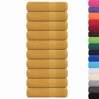 Handdoeken FROGN 10 st 50x100 cm 360 g/m&amp;sup2; goud 2