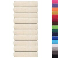 Handdoeken FROGN 10 st 50x100 cm 360 g/m&amp;sup2; cr&amp;egrave;me 2