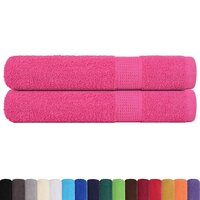 Handdoeken FROGN 2 st 100x200 cm 360 g/m&amp;sup2; roze 2