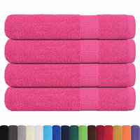 Handdoeken FROGN 4 st 100x200 cm 360 g/m&amp;sup2; roze 2