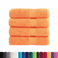 Badhanddoeken SOLUND 4 st 600 g/m&amp;sup2; 70x140 cm oranje 2