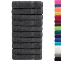 Handdoeken SOLUND 10 st 600 g/m&amp;sup2; 50x100 cm antracietkleur 2