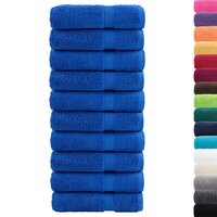 Handdoeken SOLUND 10 st 600 g/m&amp;sup2; 50x100 cm blauw 2