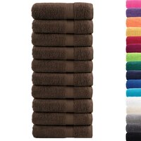 Handdoeken SOLUND 10 st 600 g/m&amp;sup2; 50x100 cm bruin 2