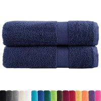 Handdoeken SOLUND 2 st 600 g/m&amp;sup2; 50x100 cm marineblauw 2