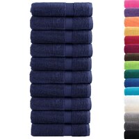 Handdoeken SOLUND 10 st 600 g/m&amp;sup2; 50x100 cm marineblauw 2