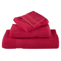 Handdoeken SOLUND 10 st 600 g/m&amp;sup2; 100x200 cm rood 4