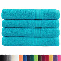 Handdoeken SOLUND 4 st 600 g/m&amp;sup2; 100x200 cm turquoise 2