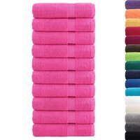 Handdoeken SOLUND 10 st 600 g/m&amp;sup2; 50x100 cm roze 2