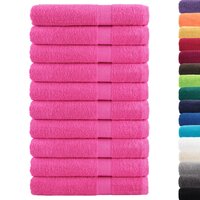 Handdoeken SOLUND 10 st 600 g/m&amp;sup2; 100x200 cm roze 2