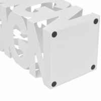 Paraplustandaard wit vierkant staal 48,5 cm 4