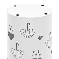 Paraplustandaard paraplu&amp;apos;s staal wit  5
