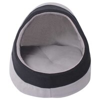 Kattenmand M grijs en zwart 2