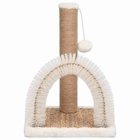 Kattenkrabpaal met borstelboog en krabpaal 4