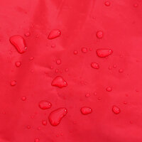 Hondenregenjas met reflecterende strips polyester rood S 9