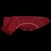Hondenregenjas met reflecterende strips polyester rood M 7