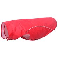 Hondenregenjas met reflecterende strips polyester rood 4XL 2
