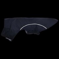Hondenregenjas met reflecterende strips polyester blauw XXS 7
