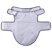 Hondenregenjas met reflecterende strips polyester blauw 2XL 5