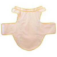 Hondenregenjas met reflecterende strips polyester geel 3XL 5