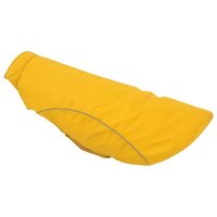 Hondenregenjas met reflecterende strips polyester geel 3XL 8
