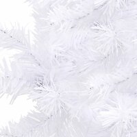 Kunstkerstboom hoek 240 cm PVC wit 5
