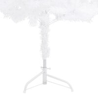 Kunstkerstboom hoek 240 cm PVC wit 7