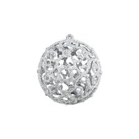 100-delige Kerstballenset 3/4/6 cm zilverkleurig 3