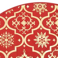 Luxe Kerstboomrok met Sok Rood 122 cm Stof 7
