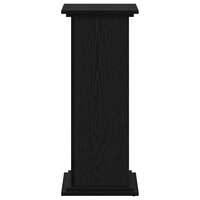 Plantenstandaard Zwart Eiken 33 x 33 x 80 cm Bewerkt hout 6