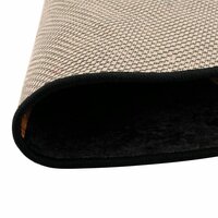 Vloerkleed wasbaar &amp;Oslash; 120 cm zwart en goudkleurig 3