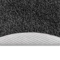 Antislip Shaggy Tapijt Donkergrijs 90 x 90 cm PP 4