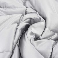 Vol jaar dekbed Zilver 135 x 200 cm Satijn en Microfiber 6