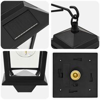 Wandlamp with LED Bulb 2 st Zwart 19 x 14 x 25 cm RVS en ABS 7