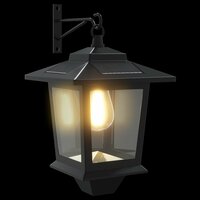 Wandlamp with LED Bulb 2 st Zwart 19 x 14 x 25 cm RVS en ABS 8