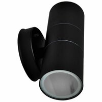 Buitenwandlampen 2 st op-/neerwaarts roestvrij staal 3
