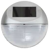 LED-wandlampen solar rond zilver 12 st 4