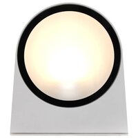 Buitenwandlampen 2 st 11 W rond wit 3