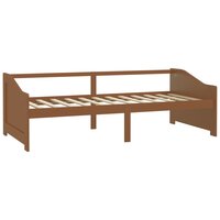 Bedbank 3-zits massief grenenhout honingbruin 90x200 cm 3