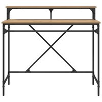 Bureau Artisan Eiken Bewerkt hout 100 x 50 x 90 cm 5