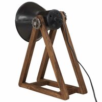Bureaulamp 25 W E27 30x17x40 cm zwart 5