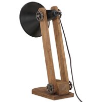 Bureaulamp 25 W E27 23x13x52 cm zwart 5
