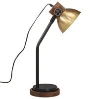 Bureaulamp 25 W E27 18x18x60 cm antiek messingkleurig 4